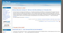 Desktop Screenshot of giza-blog.de