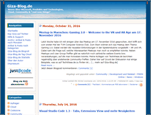 Tablet Screenshot of giza-blog.de